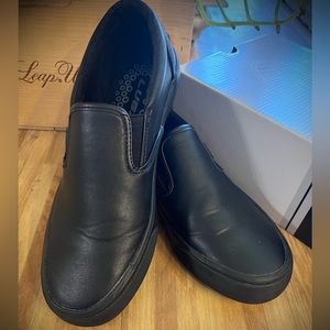 Lugz slip-on sneaker.